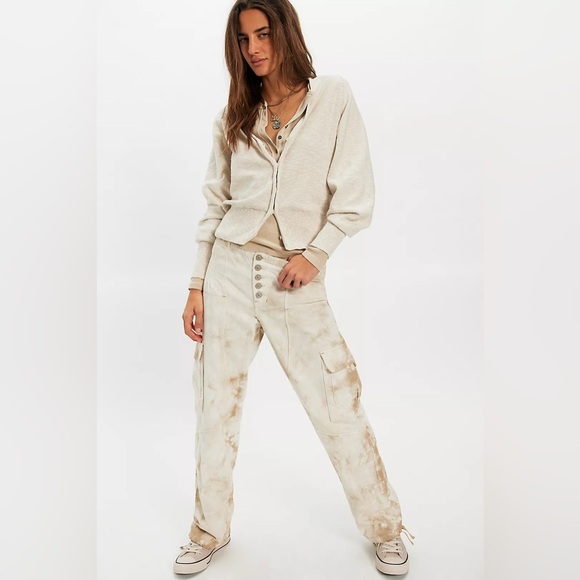 Free People Kait Cardigan Oatmeal NWT - Picture 7 of 7